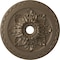 Ekena Millwork Bordeaux Deluxe Ceiling Medallion (Fits Canopies up to 4"), 23 5/8"OD x 3"ID x 2"P, Warm Silver CM23BOWSS - alternate 1
